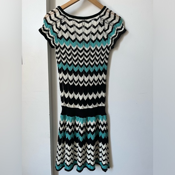 Chloé zigzag knit crochet dress size 2 - Picture 6 of 7